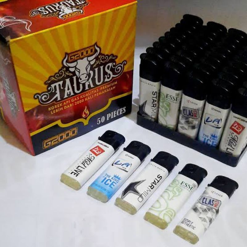 Korek magnet Taurus G2000 1 pack isi 50 pcs | Korek G2000 Taurus magnet | Korek Taurus G2000//