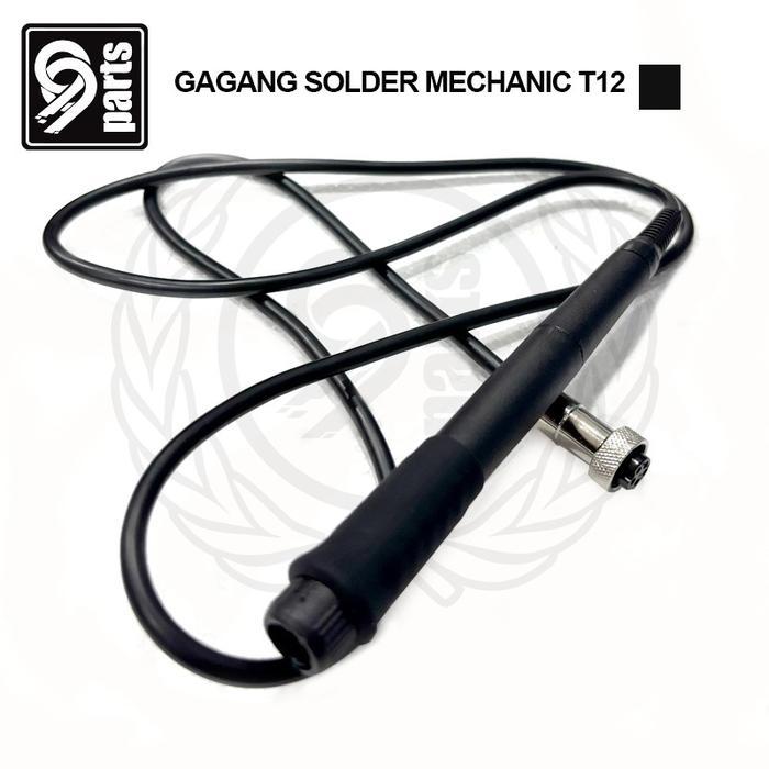 Gagang Solder Mechanic T12 Black / Soldering Handle Mechanic T12 Black