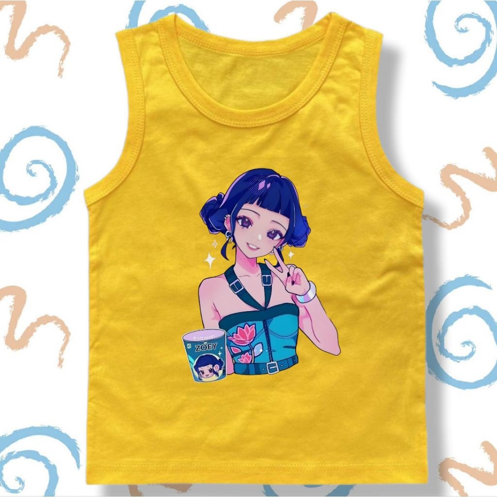 singlet anak perempuan hunter 2-8 tahun