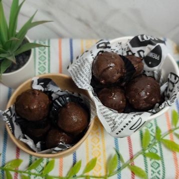 Organic Bandung Ferrero Ball | Ferrero Rocher Energy Ball | Coklat Ferrero | Coklat Ferrero Homemade
