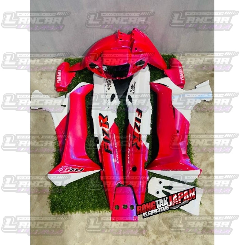 full set bodi halus fizr f1zr malboro merah lembayung biru cover body fizr f1zr merah putih malboro 