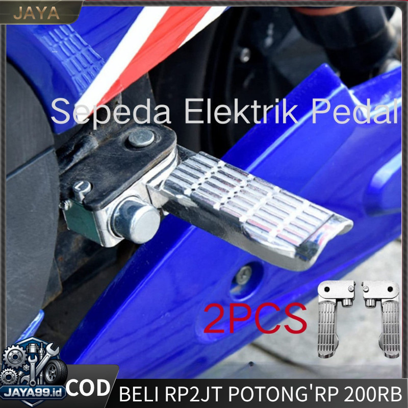 Footstep Front / Foot Step Depan Lipat Pijakan Kaki Depan Universal Sepeda Listrik 1 Set Pijakan Kak