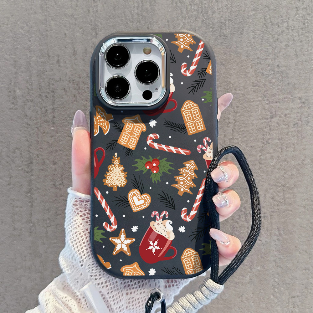 Casing HP Untuk iPhone 16 11 12 13 14 15 pro xs XR 14 plus pro max 7 8 6 7+ 8+ 6+ Xs Max dengan Gamb