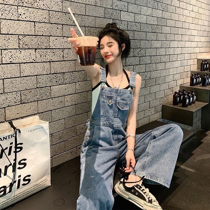 Overall Jumpsuit Korea Style Wanita