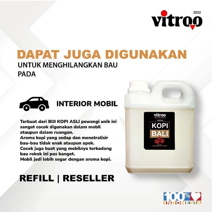 REFILL Parfum Kopi Bali 1 LITER RESELLER Multiguna / Pengharum Pewangi Sepatu Helm Jaket Lemari Ruan