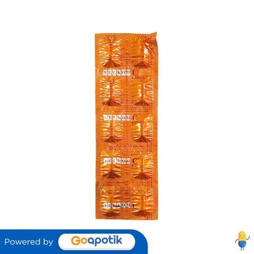Selkom C Strip Isi 10 Kapsul