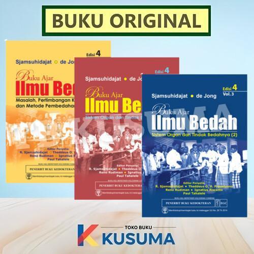 PROMO  [ORIGINAL] Buku Ajar Ilmu Bedah Edisi 4 - set 3 buku De Jong