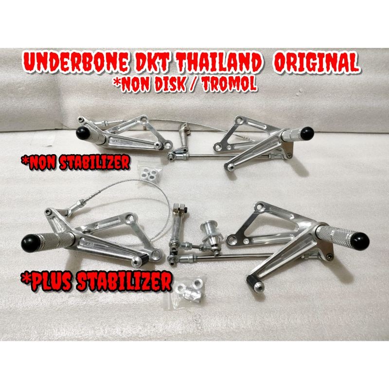 Foostep step UB Underbone DKT ORIGINAL THAILAND PLUS Stabilizer Kawasaki Ninja R RR SS ZX victor 150