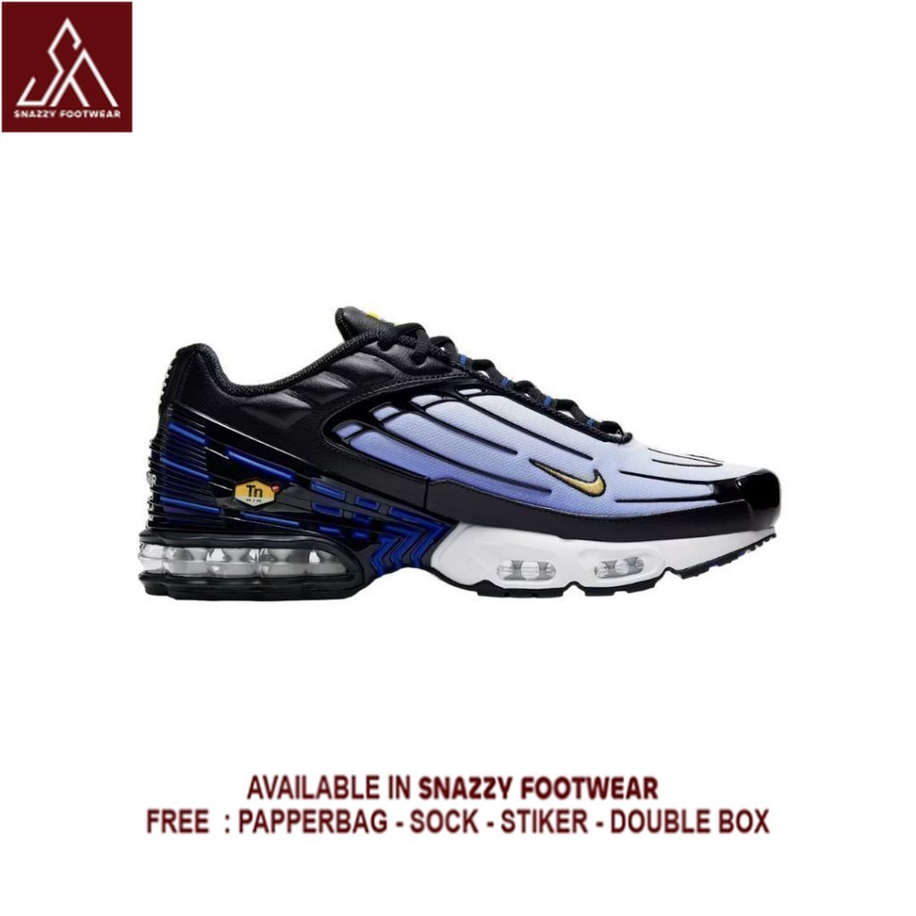 Sepatu Sneakers Nike Air Max Plus TN 3 Blue Speed 100% Original Unisex