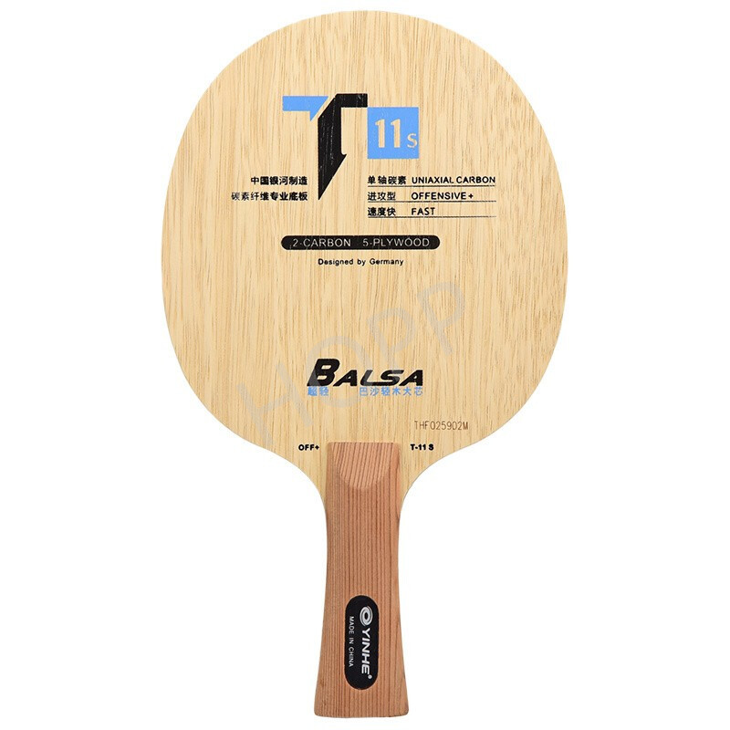 YINHE T-11 T11S (Balsa Light Weight Carbon) YINHE Table Tennis Blade T11 / T11+ Original Galaxy Rack