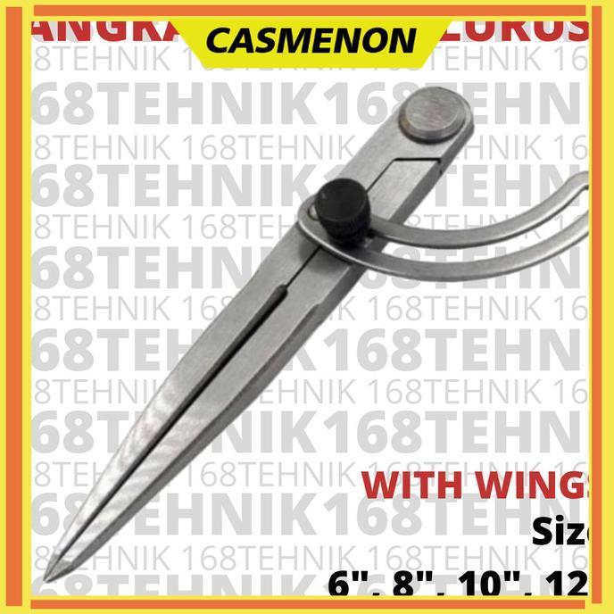 Jangka Besi 10" Jangka Lurus Sayap 10 Wing Compass Caliper 10"
