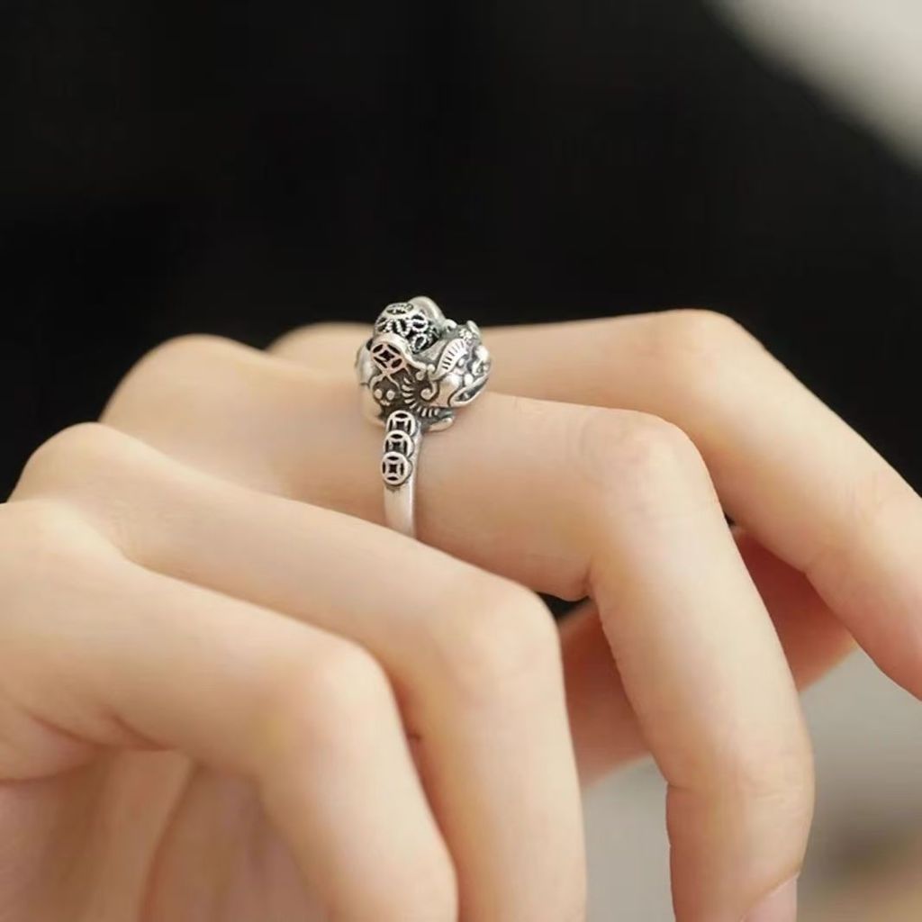[Saror]Cincin Paduan Cincin Pixiu Cincin Unisex