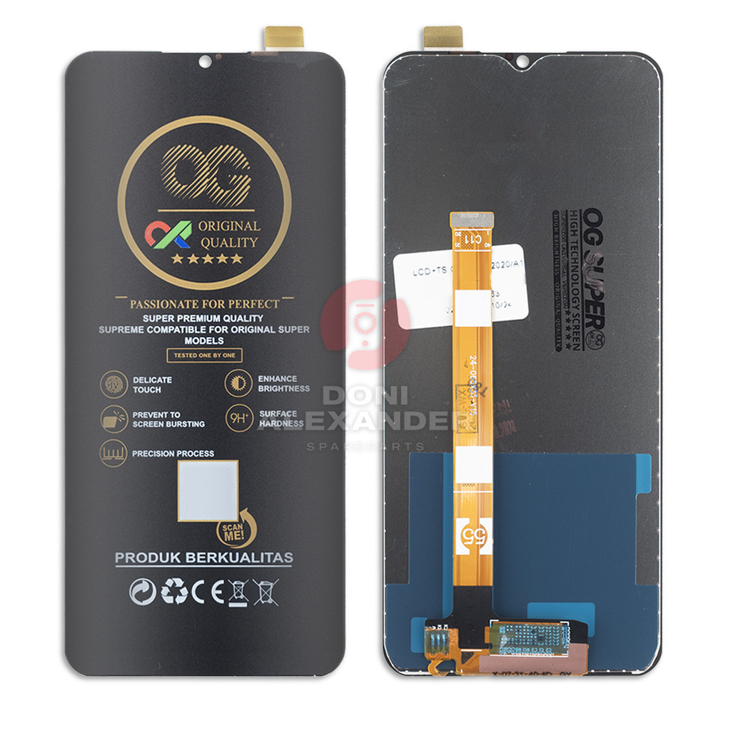 LCD TOUCHSCREEN REALME C15 QUALCOMM COMPLETE 1SET