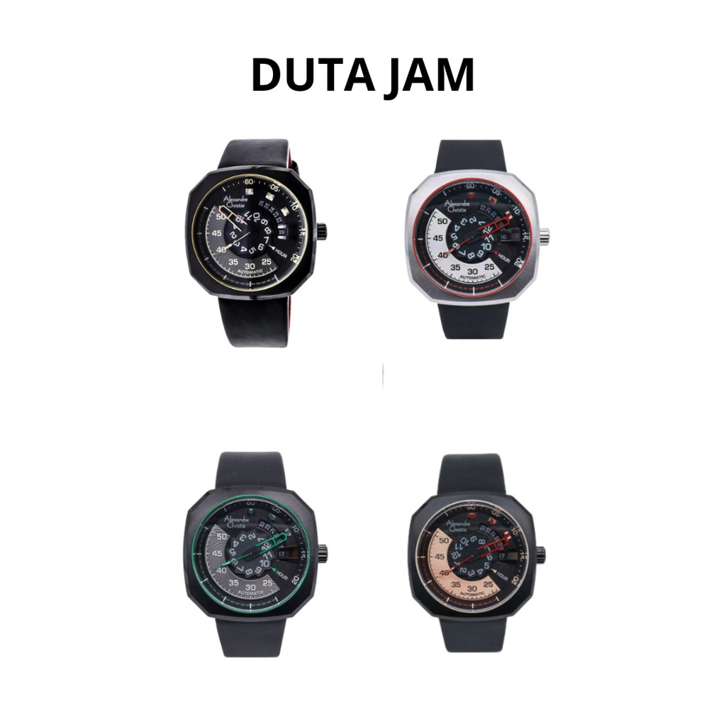 JAM TANGAN PRIA ALEXANDRE CHRISTIE AC3032 AC 3032 MAL LEATHER STRAP