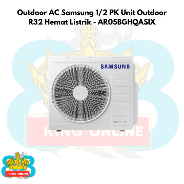 Outdoor AC Samsung 1/2 PK Unit Outdoor R32 Hemat Listrik - AR05BGHQASIX