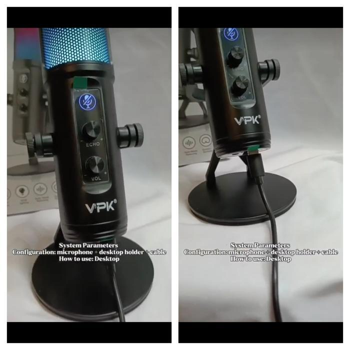 Mic Live Streaming VPK PS 776 PRO Desktop Live Microphone Live Streaming
