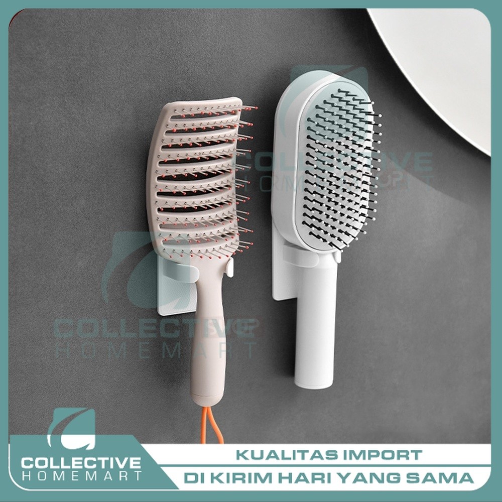 Hook Gantungan Tempat Sisir Catokan Rambut Shaver Rak Cermin Salon Kabinet Wastafel Kamar Mandi Mult