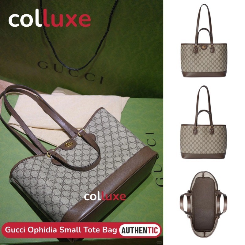 Gucci Ophidia GG Small Tote Bag & Mini Tote Bag tas besar