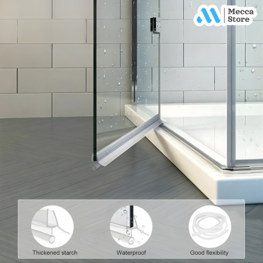 Seal Strip Penutup Celah Pintu Kaca Kamar Mandi PVC 50cm