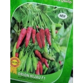 20 Biji Benih Benih Cabe Orion Hijau F1