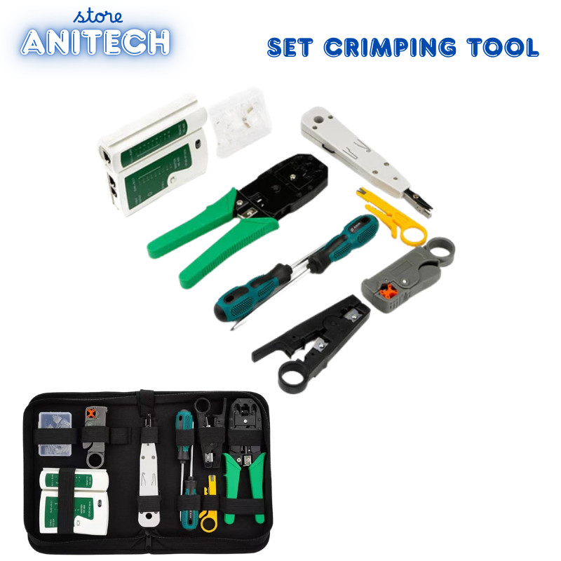 Set Crimping Tool Lengkap Jaringan LAN