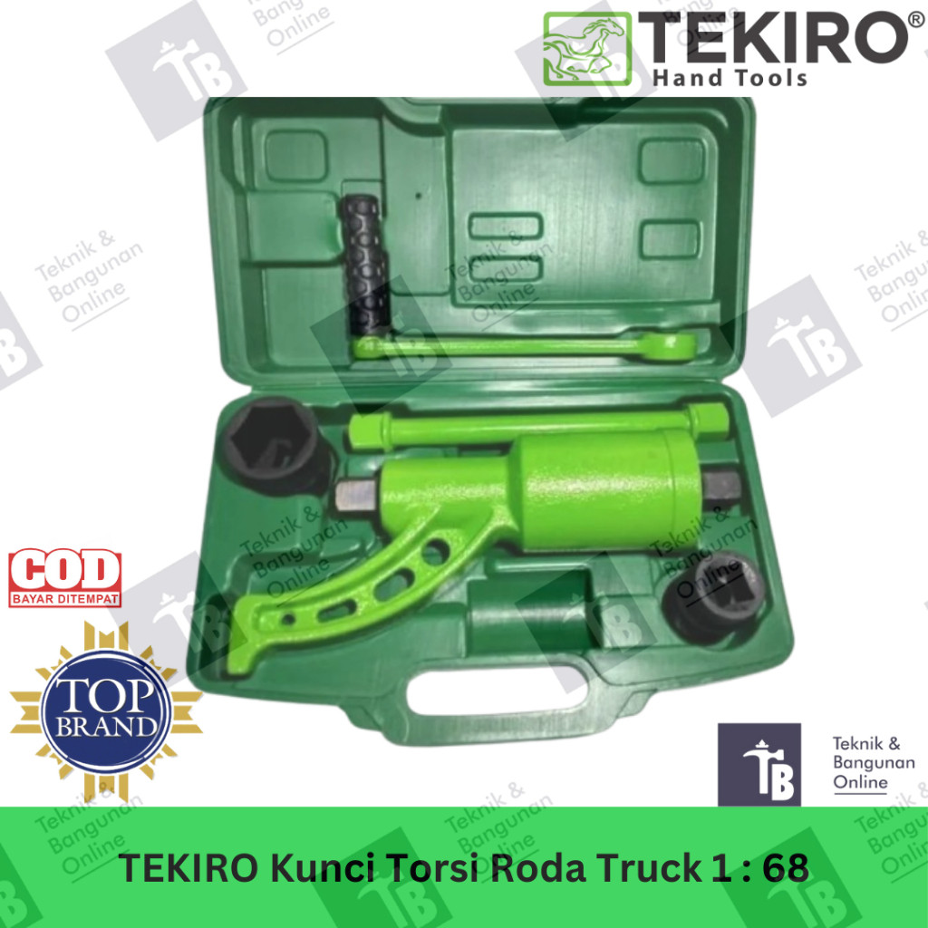 TEKIRO Kunci Torsi Roda Truck 1 : 68 / Kunci Roda Hidrolik Mobil Truk AU-LS1794