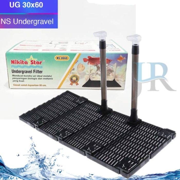 FILTER AKUARIUM AQUASCAPE AKUARIUM UNDERGRAVEL 
 60 CM