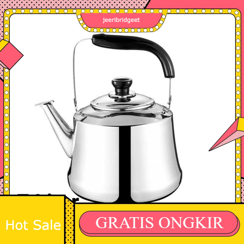 Teko bunyi stainless 7 Liter TEBAL / teko whistling kettle ketel siul stainless 7liter / ceret stain
