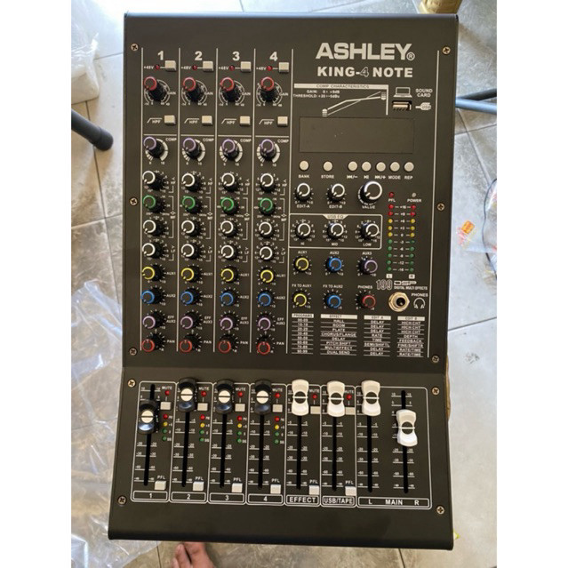 Mixer Ashley 4 Channel Ashley king 4 Note Sudah Compressor Harga Murah