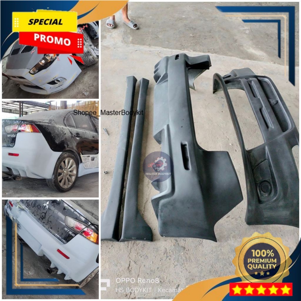 (Tanpa PO) Bodykit Lancer Evo X Grade-A kuat-tebal-lentur