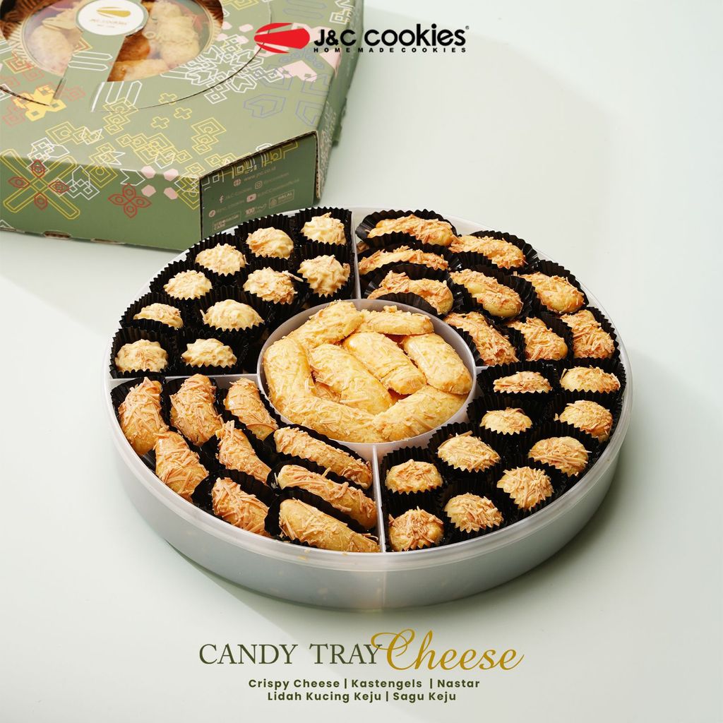 JNC Cookies Candy Tray, Kombinasi 5 Varian Cookies