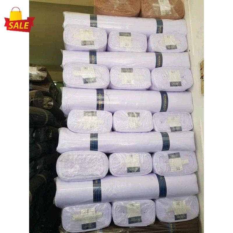 Sale Kain osfot putih / kain oxford / kain seragam / seragam putih lebar 150cm