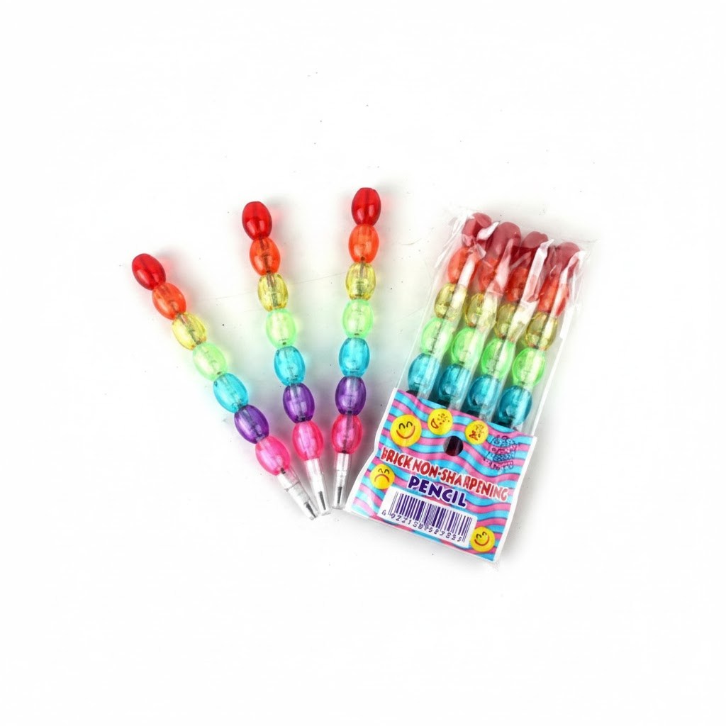 *AC* Pensil Sate Rainbow Bensia 2705 – 1 Pak Isi 4 Pensil Sambung