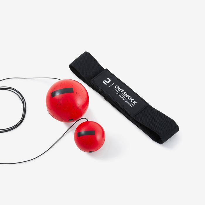 sepatu kitaa_ Decathlon OUTSHOCK Kit Bola Refleks Tinju dengan 2 Bola - - 8651243