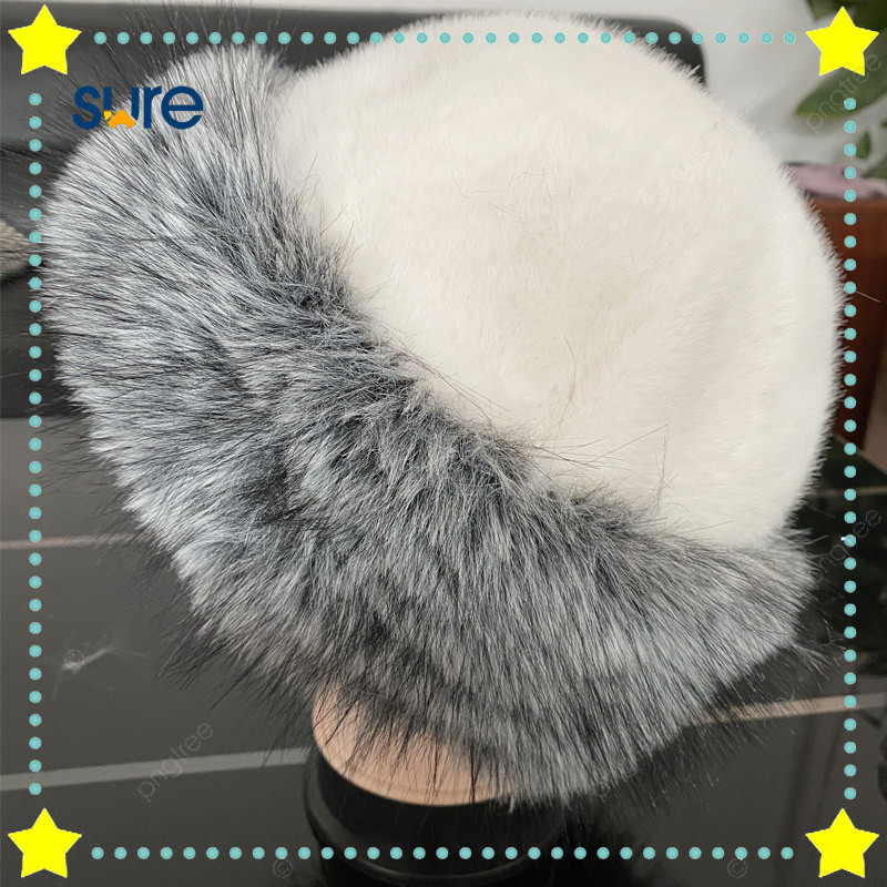 Topi Mongolia Versi Korea Baru Musim Gugur Musim Dingin Hangat Fashion Topi Dua Warna Plush Serbagun