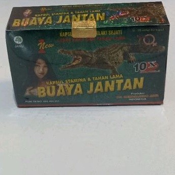 buaya jantan isi 20 sachet 40 kapsul