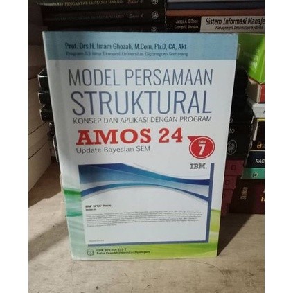 Buku MODEL PERSAMAAN STRUKTURAL Konsep dan Aplikasi Dengan Program AMOS 24 edisi 7