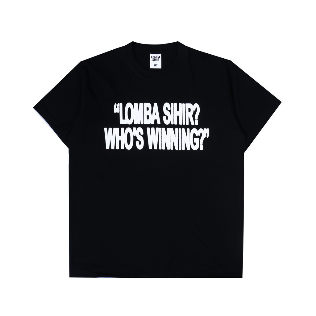 (Asli) Lomba Sihir - Who's Winning? - T-shirt - Black