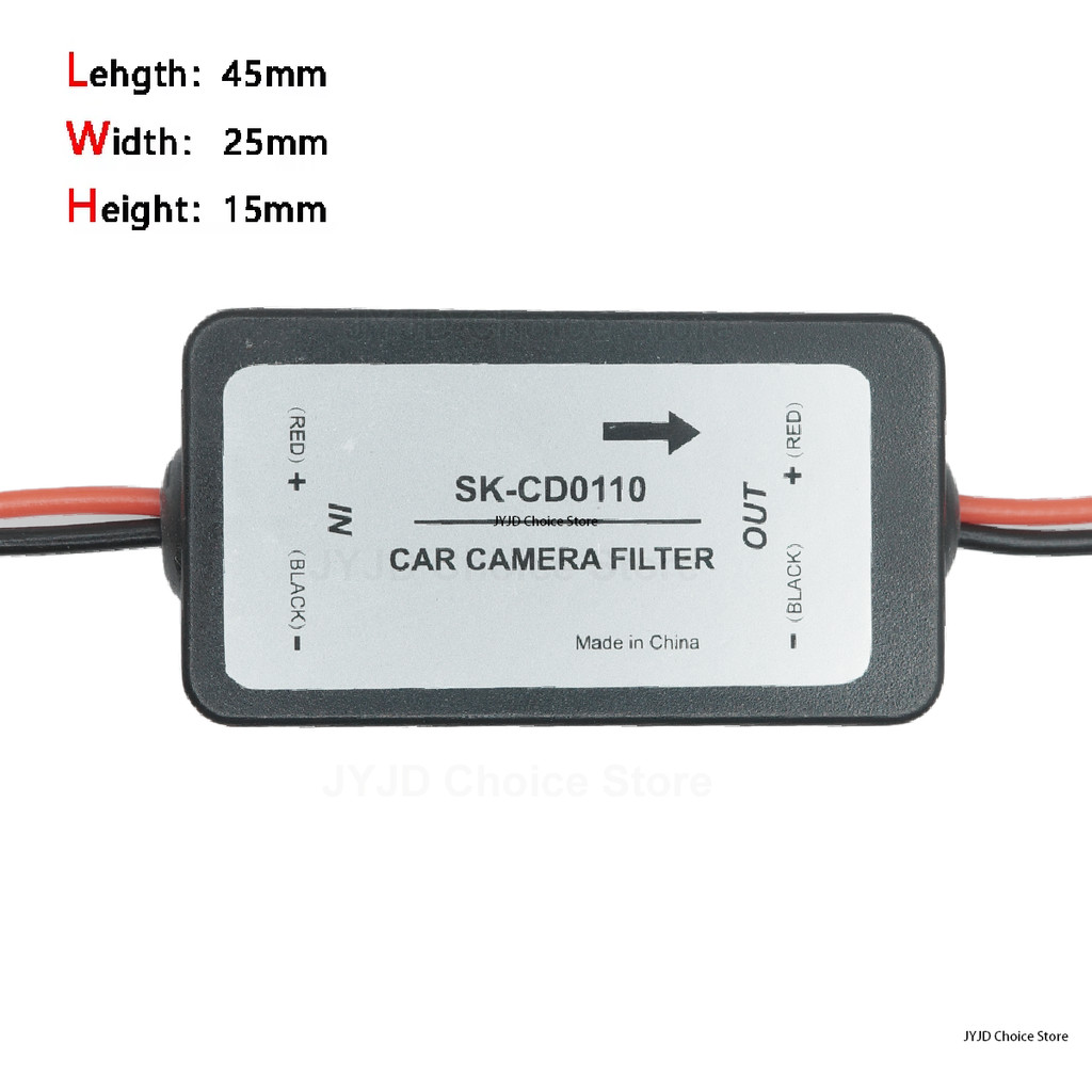 Rectifier DC 12V Power Car Rear View Camera Power Relay Capacitor Auto Car Camera Filter Relay Capac