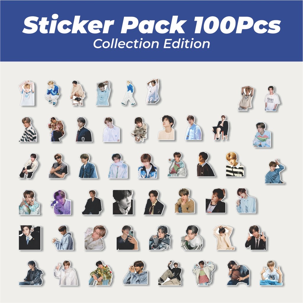 Hot Stiker Stiker Oh Sion (Nct Wish) Lucu Anti Air Stikers Berperekat Waterproof Sticker Decal Buat 