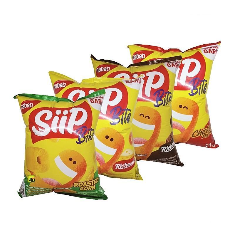 NABATI SIIP BITE RICHEESE / RICHOCO / CHICKEN / ROASTED CORN / COCOPAN 57 GRAM