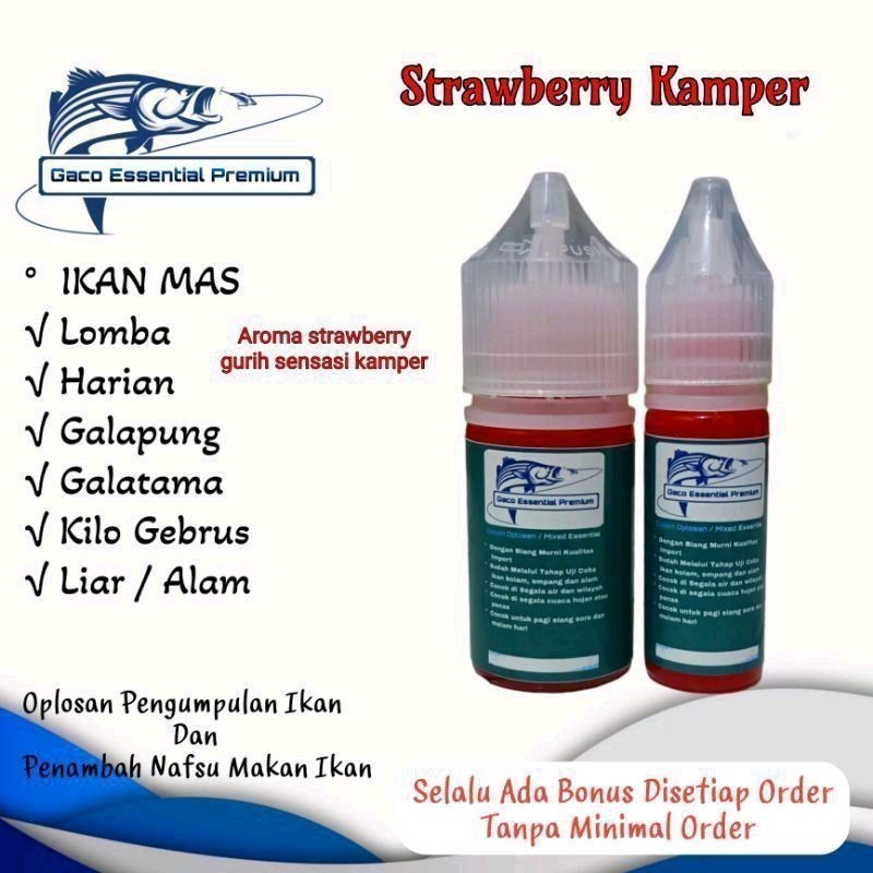 Essen Oplosan Germo 30 ML -  GACO Essen Oplosan STRAWBERRY KAMPER  ANTI ZONK