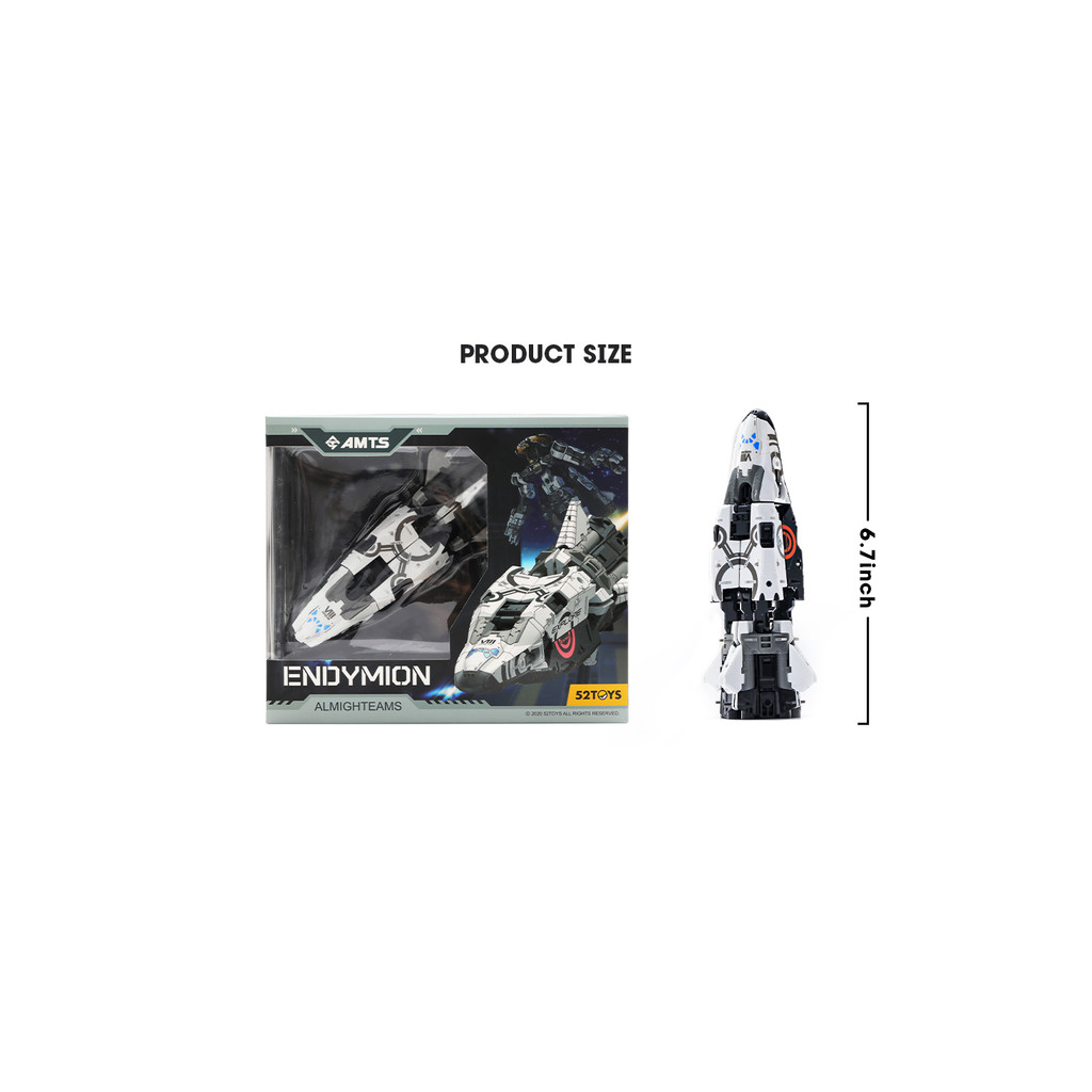 52TOYS MEGABOX MB-25 ENDYMION Deformation Robot, Converting in Mecha and Cube, Action Figure, Collec