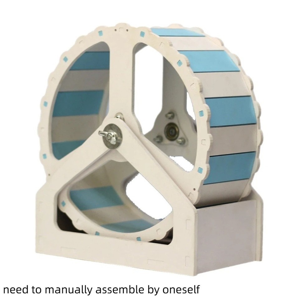 Plastic Hamster Running Wheel Silent Stable Base Rodent Running Wheel 21cm Colorful Small Animal Whe