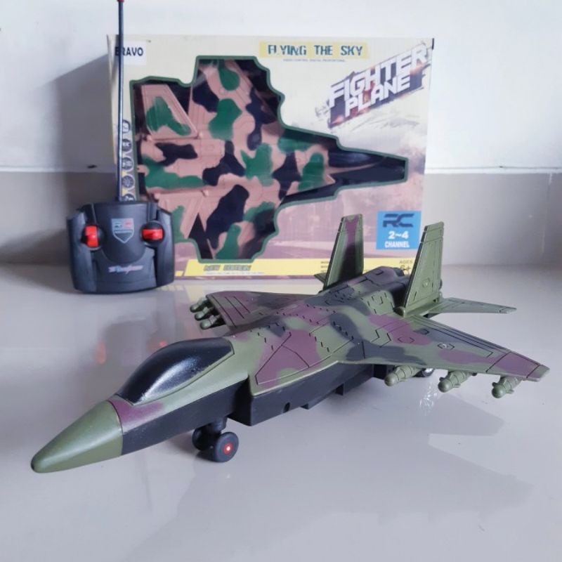 Project Bundo RC JET TEMPUR MILITER - REMOTE CONTROL PESAWAT ANAK REMOT KONTROL