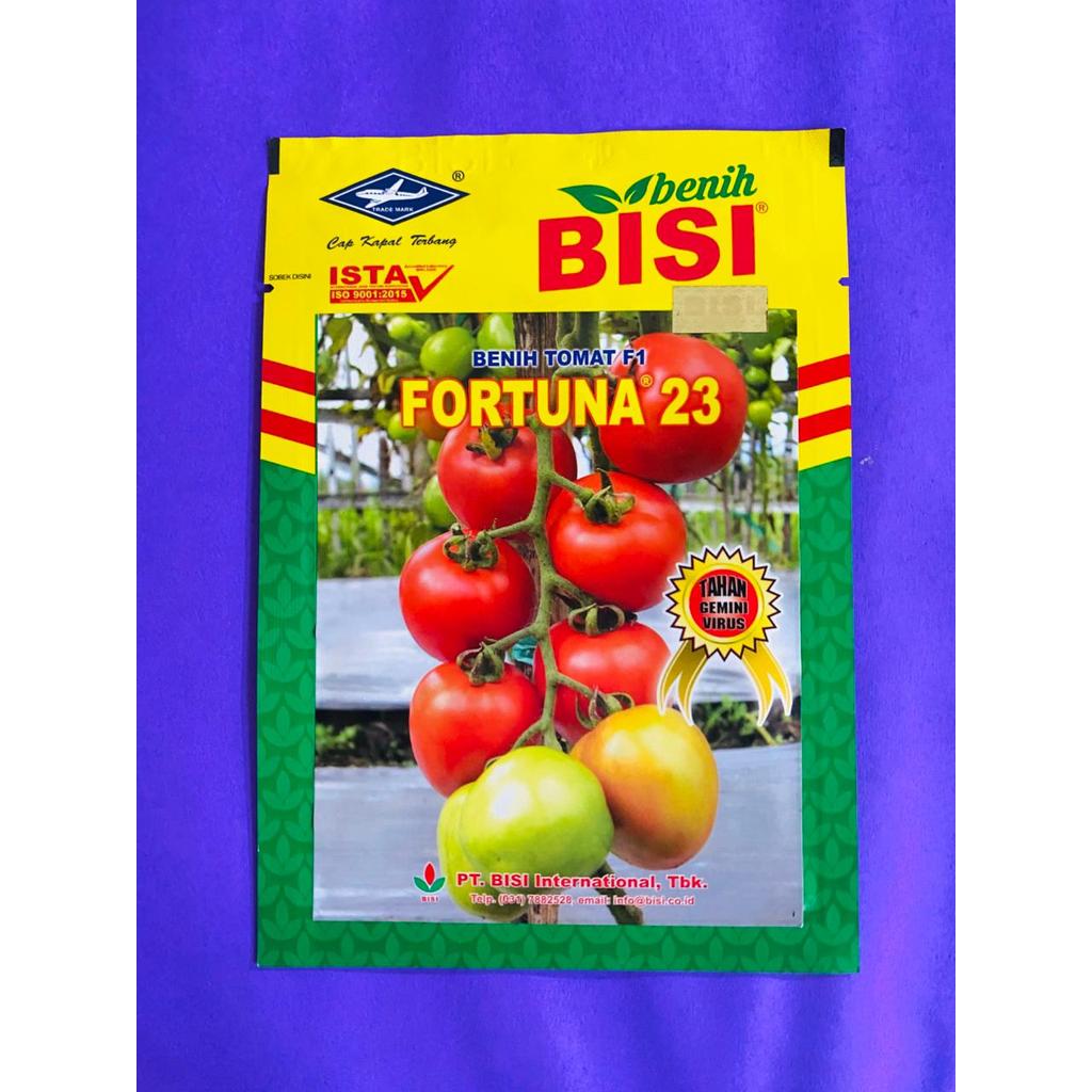 Benih tomat dataran rendah f1 FORTUNA 23 isi 5gr tahan gemini virus dari BENIH BISI