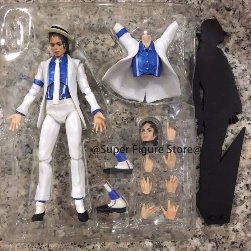 Shf Michael Jackson Smooth Criminal Action Figure Model Toys PVC Movable Collection Anime Jackson Fi