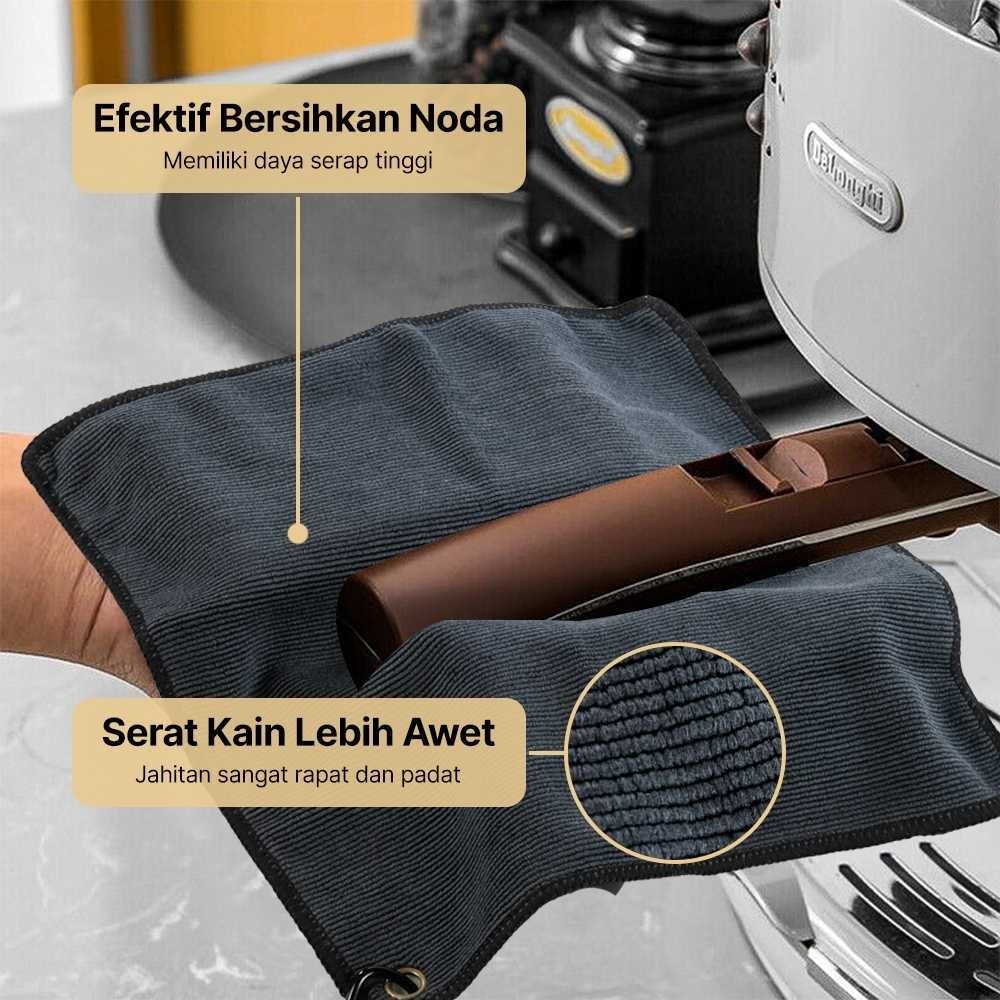 Kain Lap Barista Cleaning Waffle Towel High Absorbent / Perlengkapan Kafe Warkop