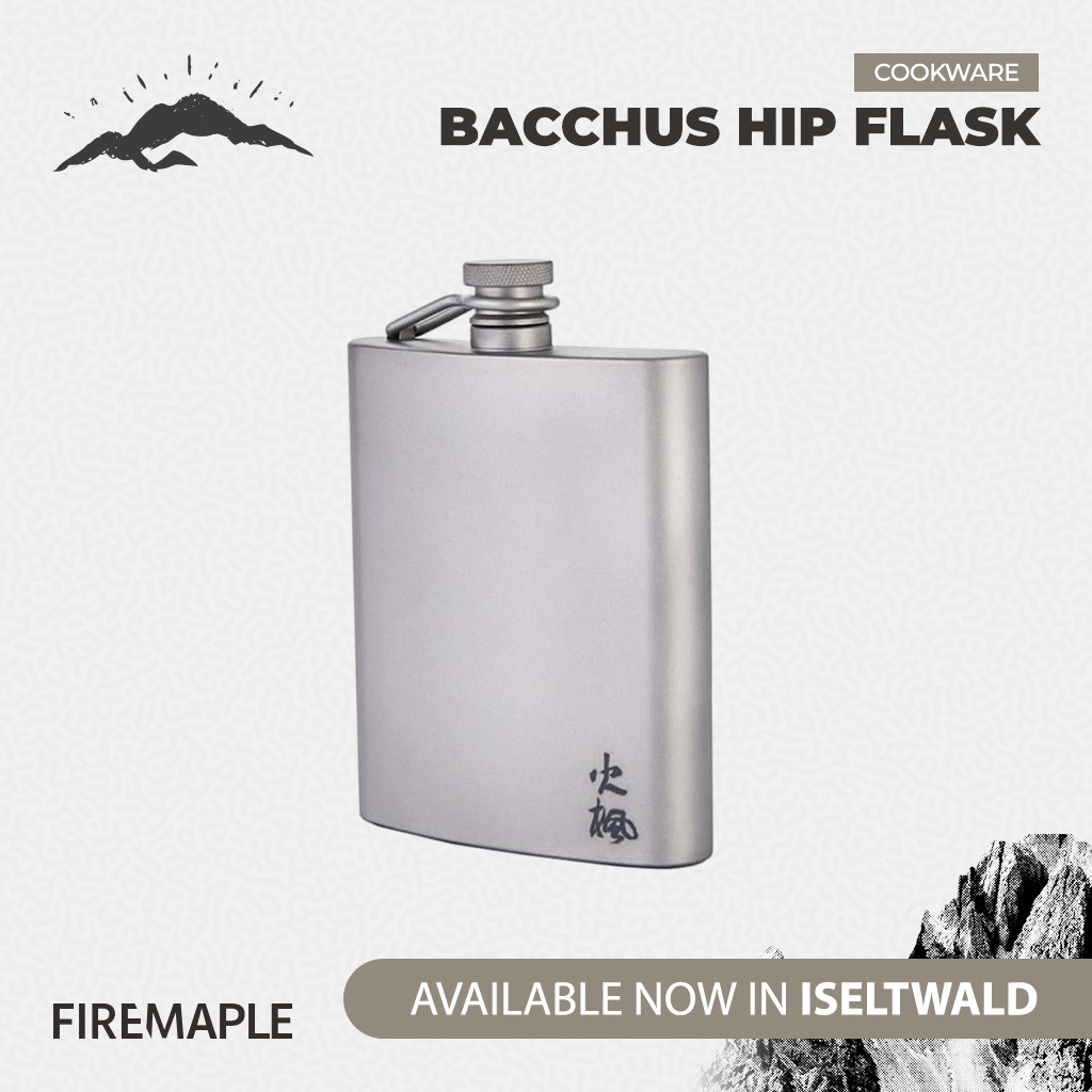 Firemaple Bacchus Hip Flask – Botol Whiskey Titanium Portable