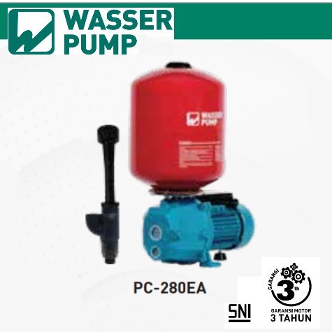 Pompa Air Jet Pump Wasser PC-280EA | PC 280 EA sumur dalam 20 meter
